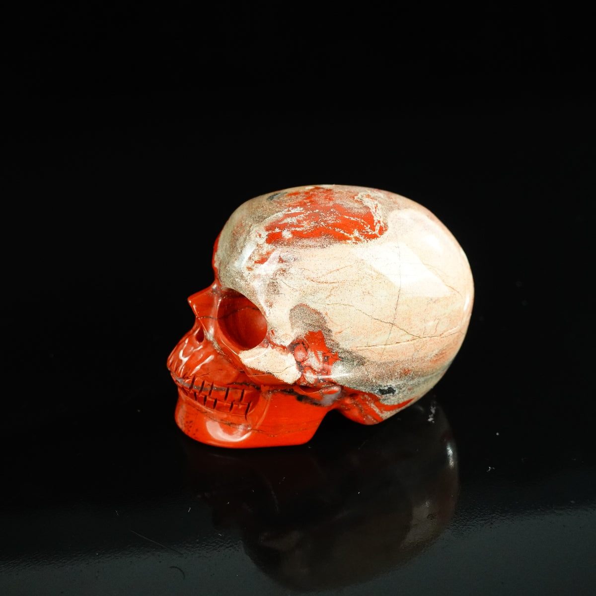 2.2" Red Jasper Crystal Skull Carving - Unique Piece #RJ05