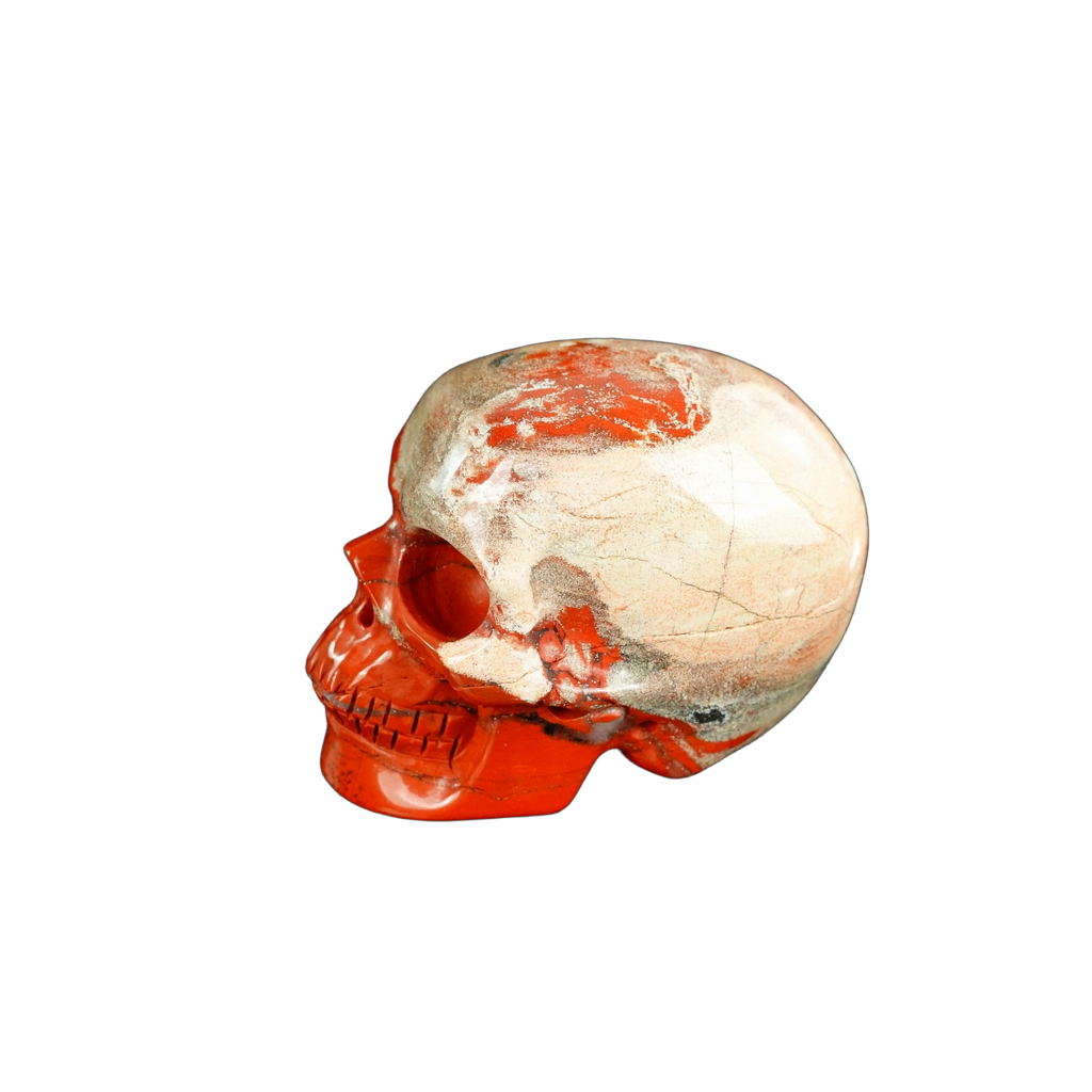 2.2" Red Jasper Crystal Skull Carving - Unique Piece #RJ05