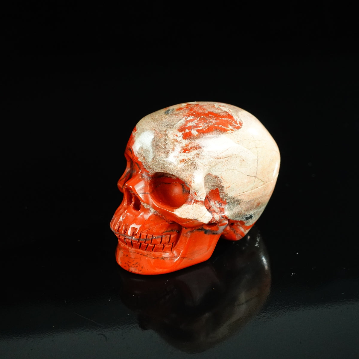 2.2" Red Jasper Crystal Skull Carving - Unique Piece #RJ05
