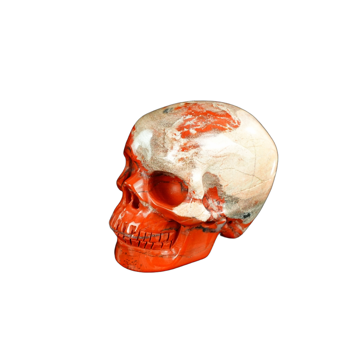 2.2" Red Jasper Crystal Skull Carving - Unique Piece #RJ05