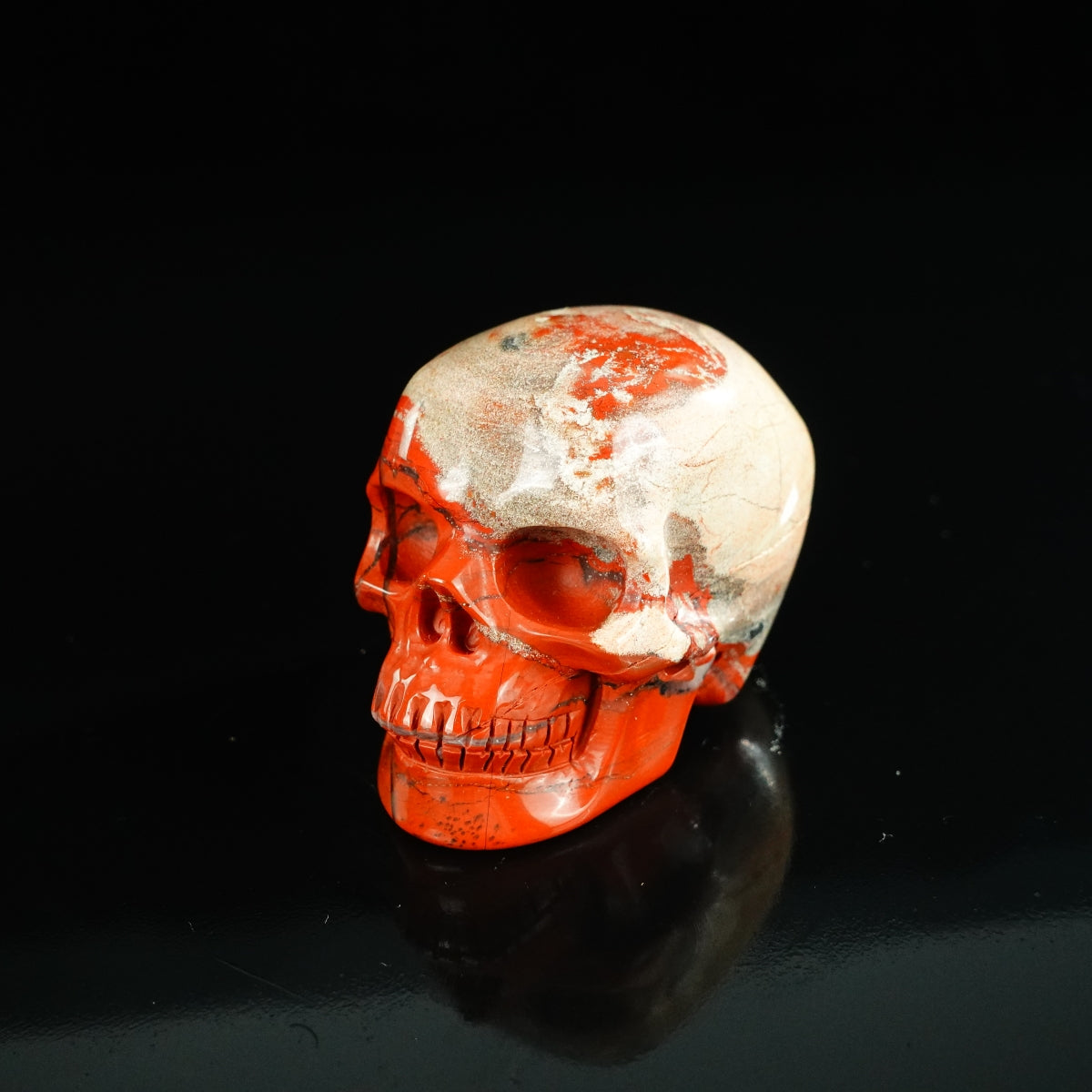 2.2" Red Jasper Crystal Skull Carving - Unique Piece #RJ05