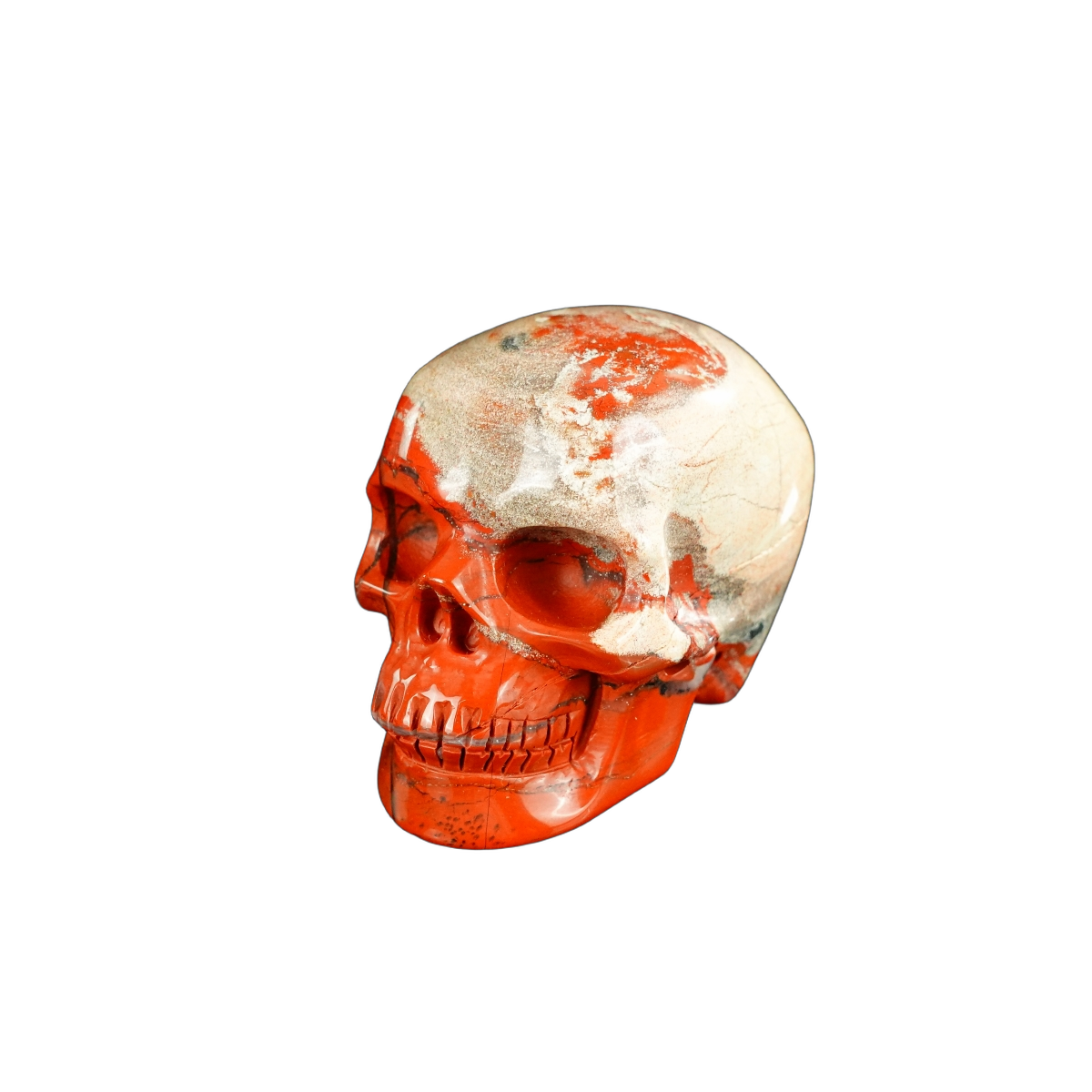 2.2" Red Jasper Crystal Skull Carving - Unique Piece #RJ05