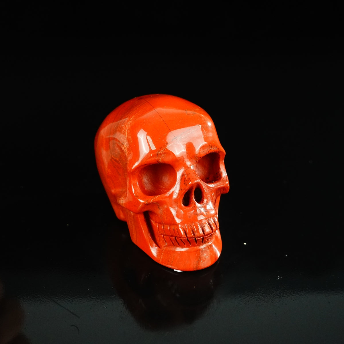 2.2" Red Jasper Crystal Skull Carving - Unique Piece #RJ06