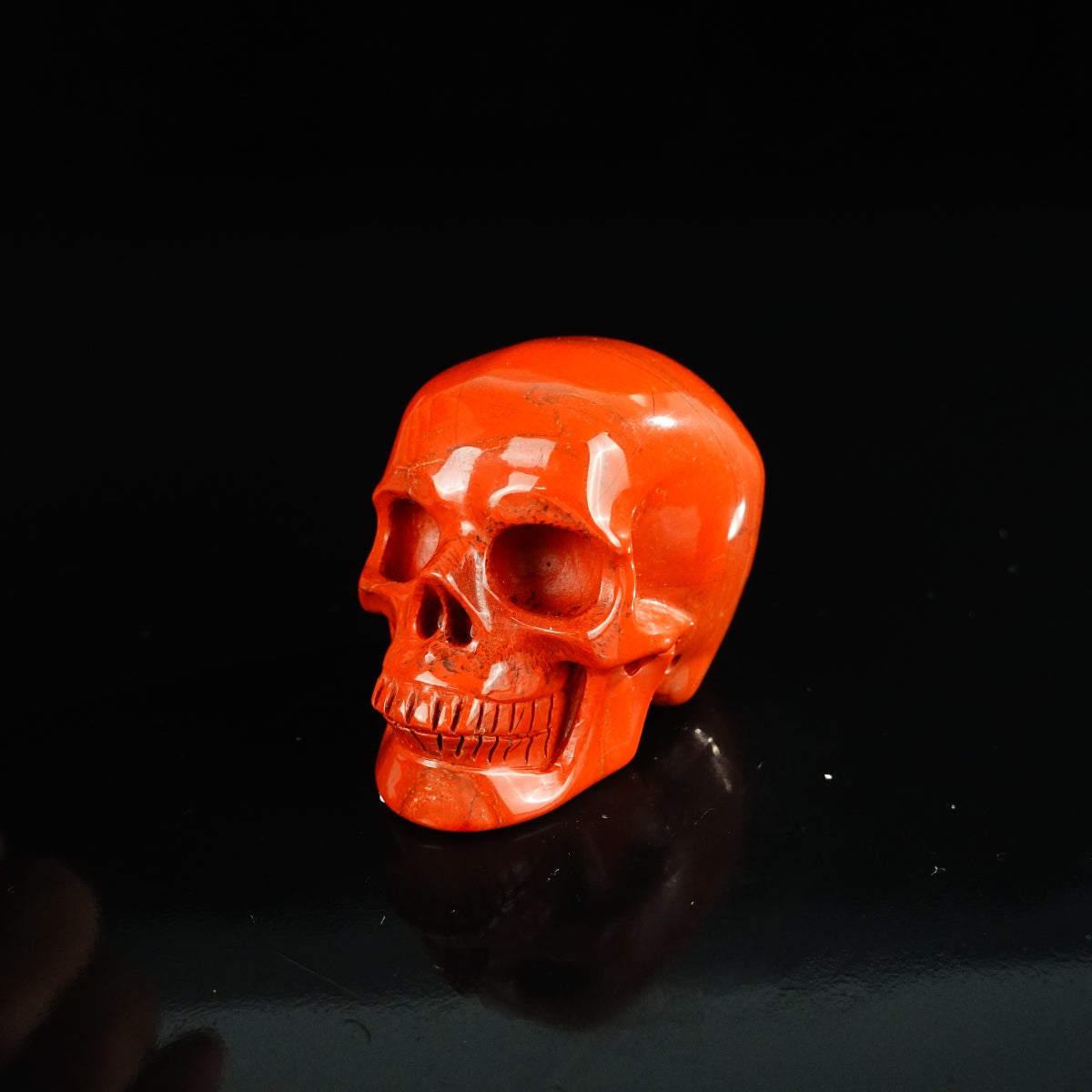 2.2" Red Jasper Crystal Skull Carving - Unique Piece #RJ06