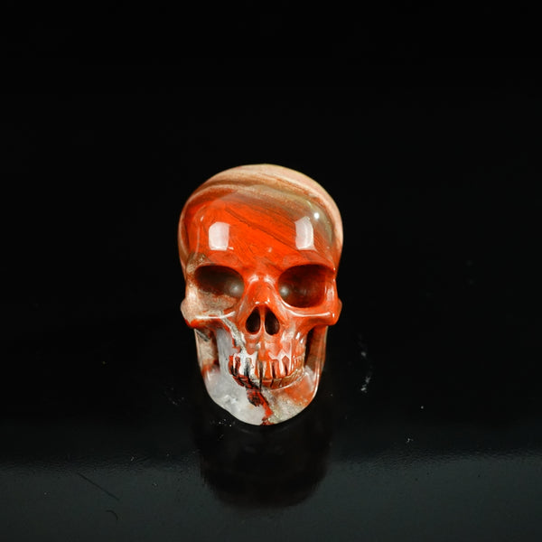 2.2" Red Jasper Crystal Skull Carving - Unique Piece #RJ07