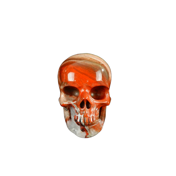 2.2" Red Jasper Crystal Skull Carving - Unique Piece #RJ07