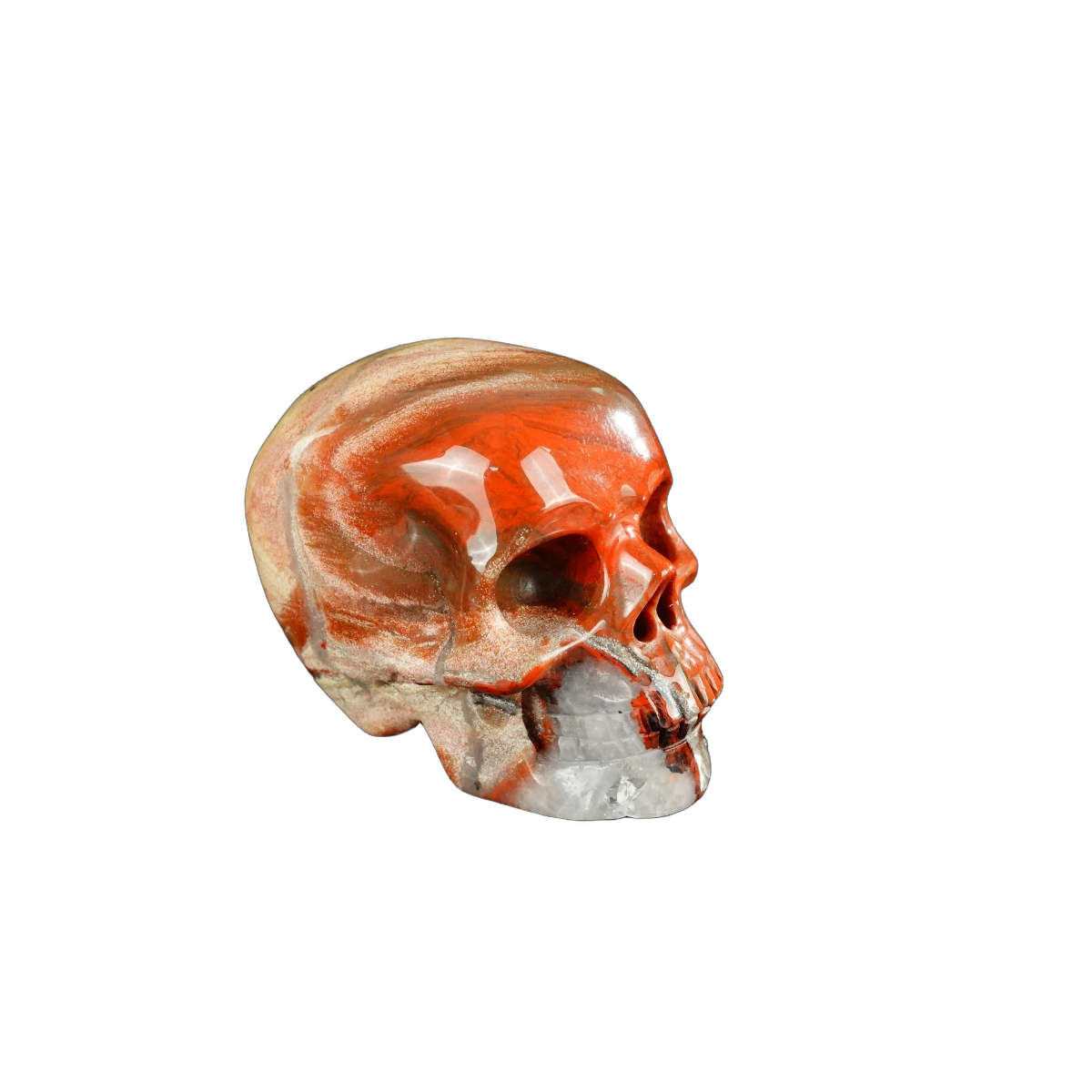2.2" Red Jasper Crystal Skull Carving - Unique Piece #RJ07