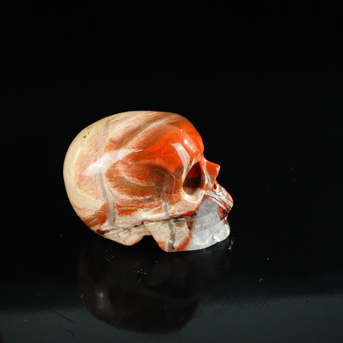 2.2" Red Jasper Crystal Skull Carving - Unique Piece #RJ07