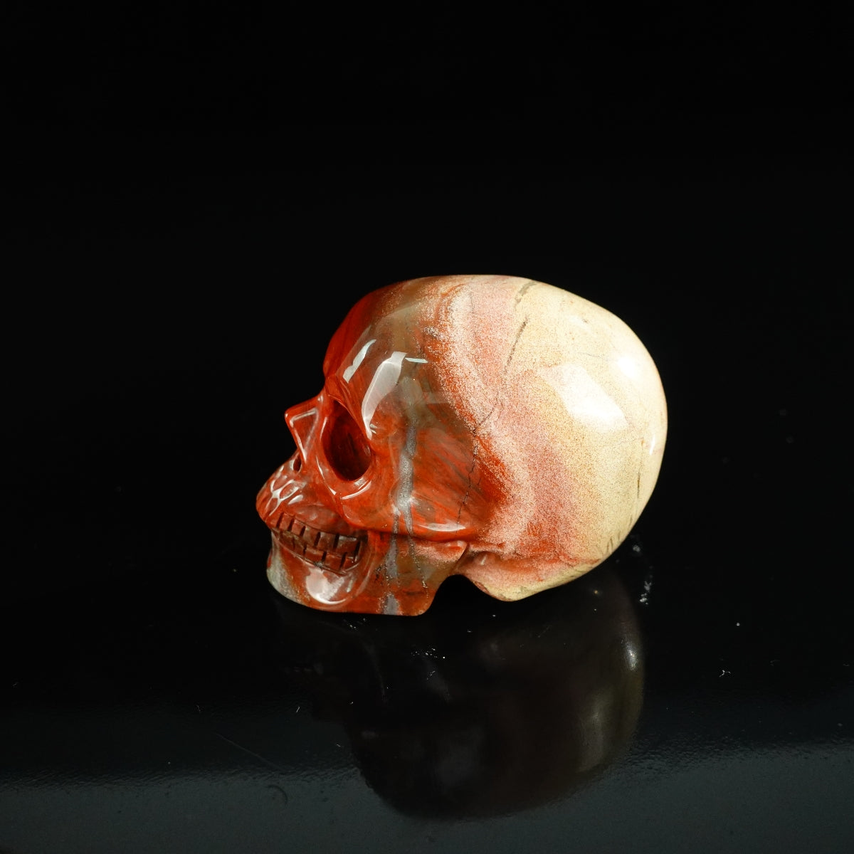 2.2" Red Jasper Crystal Skull Carving - Unique Piece #RJ07