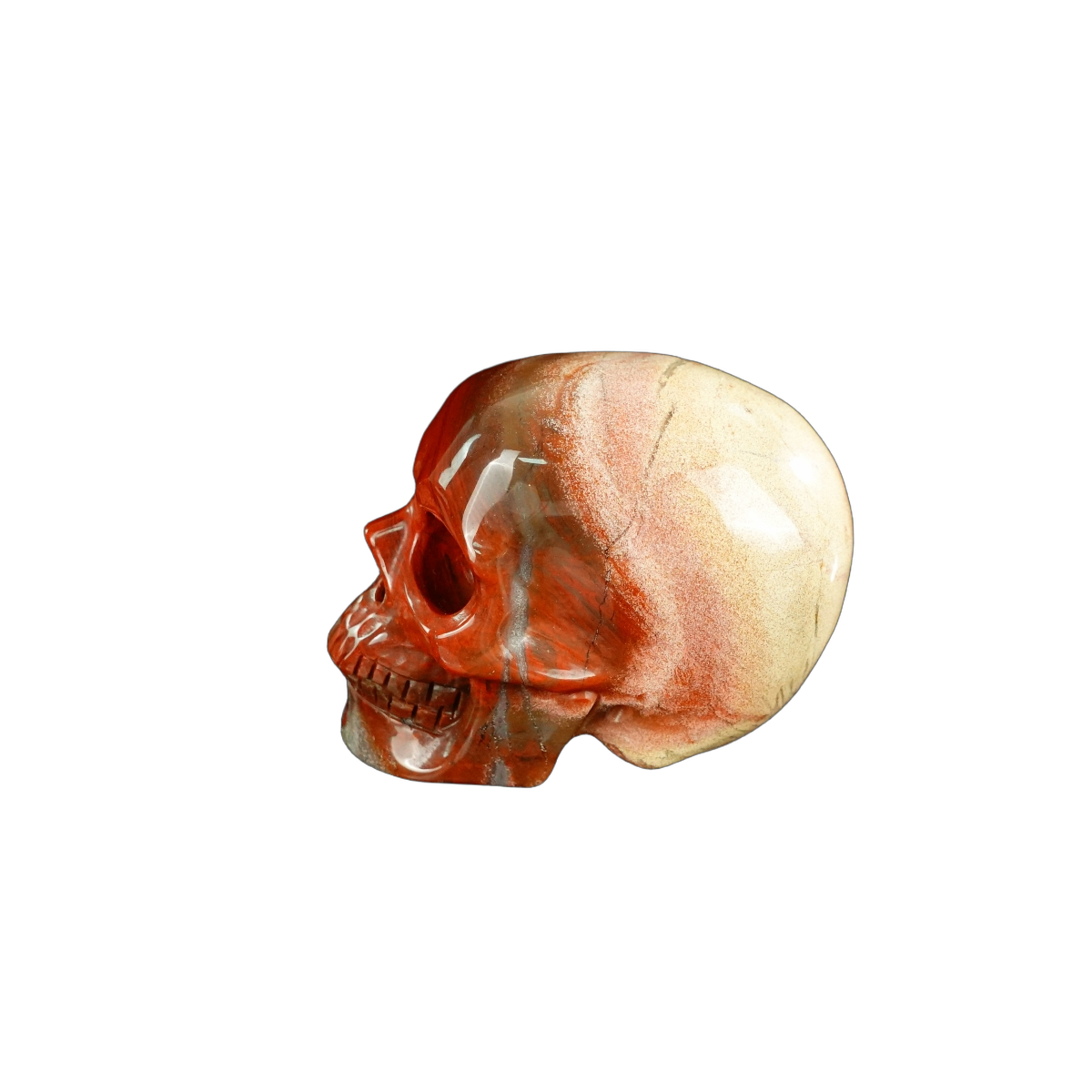 2.2" Red Jasper Crystal Skull Carving - Unique Piece #RJ07
