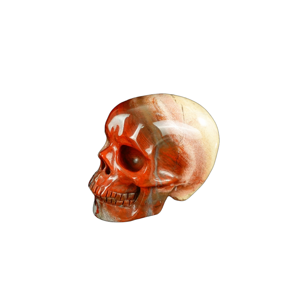 2.2" Red Jasper Crystal Skull Carving - Unique Piece #RJ07