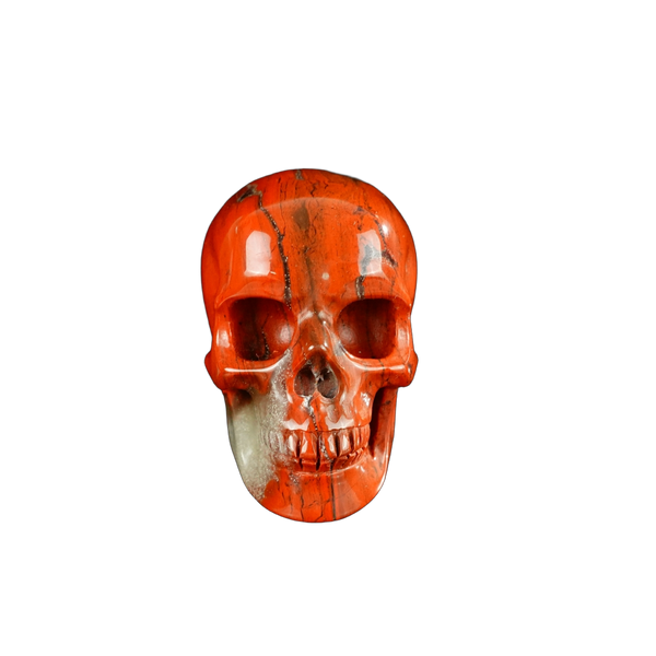 2.2" Red Jasper Crystal Skull Carving - Unique Piece #RJ08