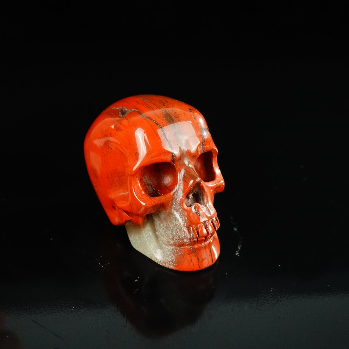 2.2" Red Jasper Crystal Skull Carving - Unique Piece #RJ08