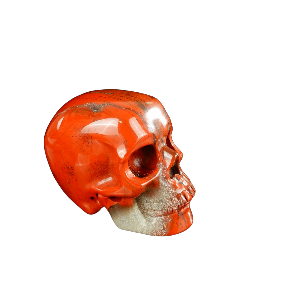 2.2" Red Jasper Crystal Skull Carving - Unique Piece #RJ08