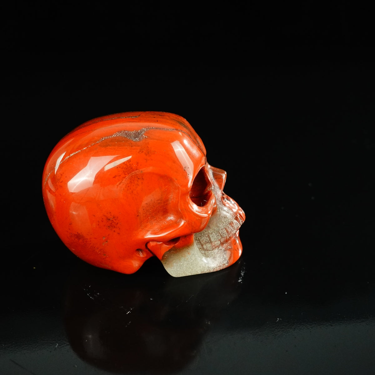 2.2" Red Jasper Crystal Skull Carving - Unique Piece #RJ08