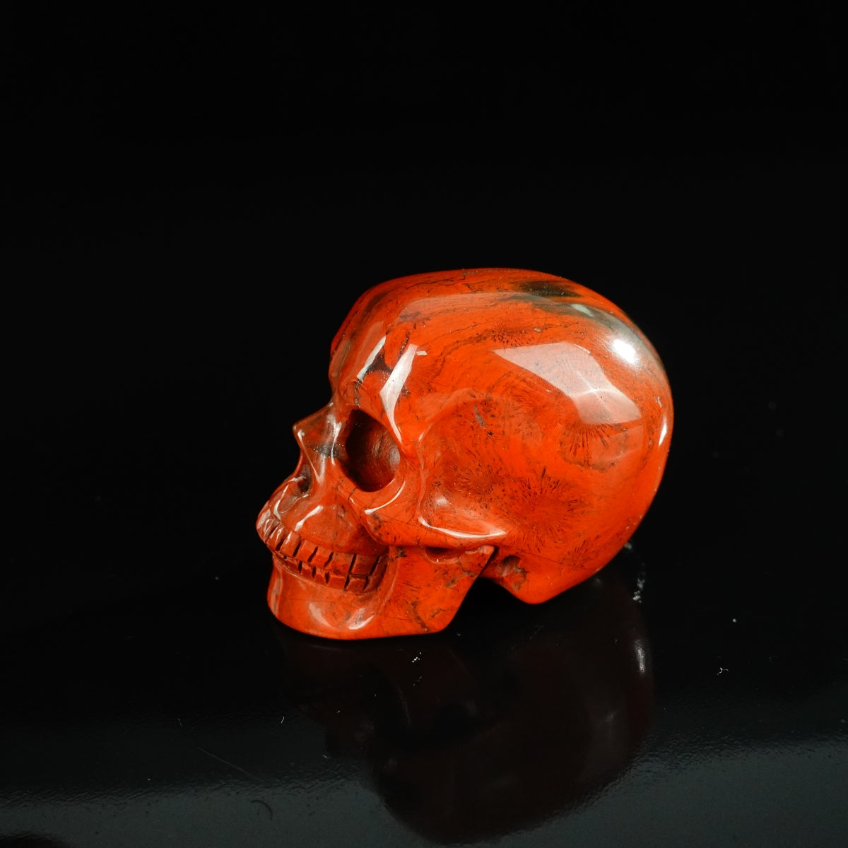 2.2" Red Jasper Crystal Skull Carving - Unique Piece #RJ08