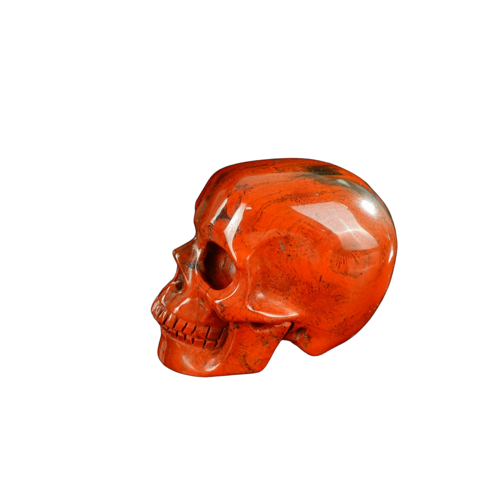 2.2" Red Jasper Crystal Skull Carving - Unique Piece #RJ08