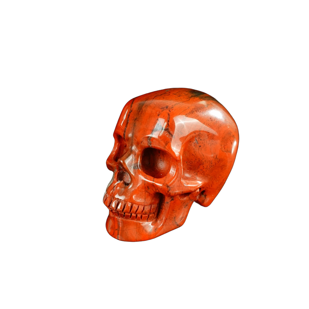 2.2" Red Jasper Crystal Skull Carving - Unique Piece #RJ08