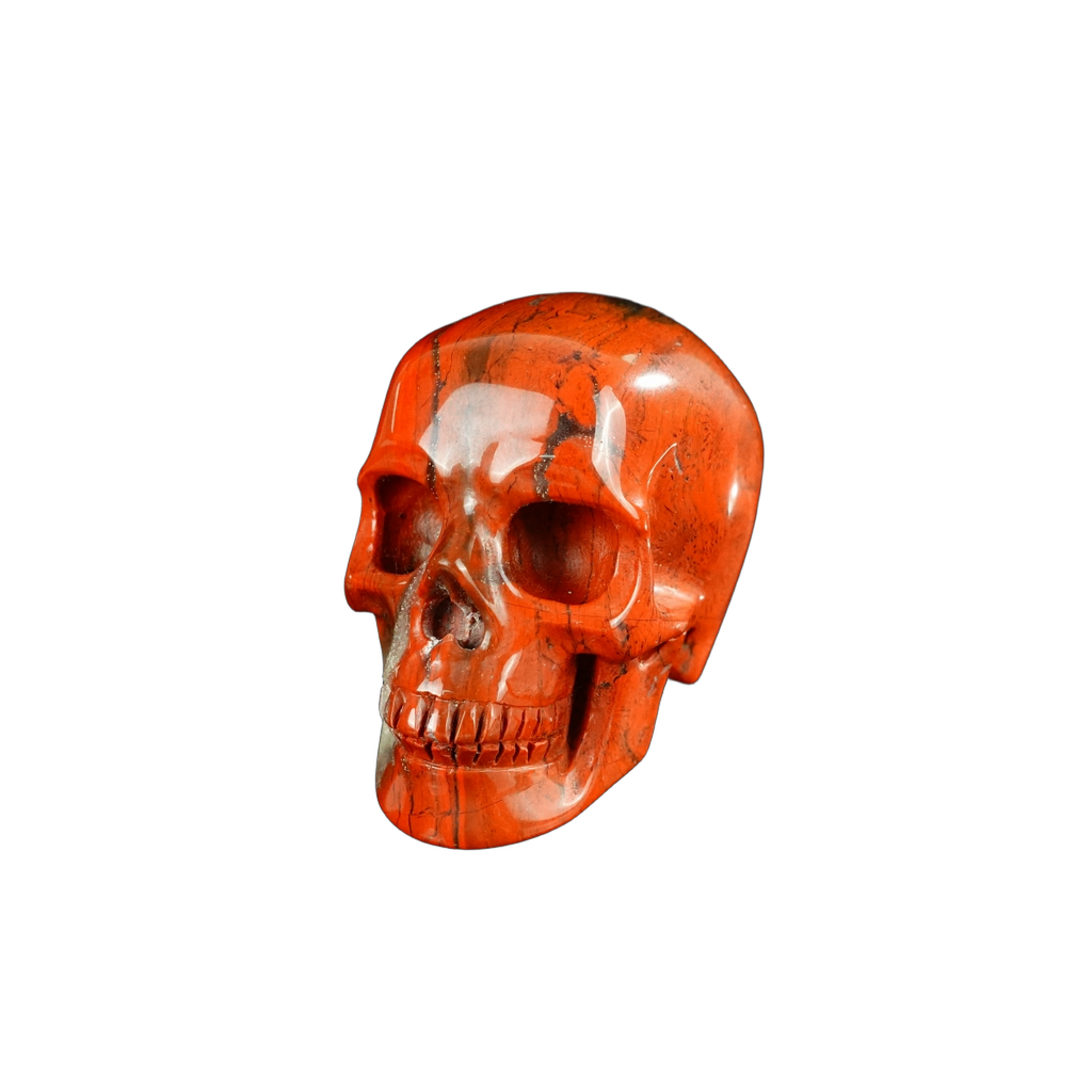 2.2" Red Jasper Crystal Skull Carving - Unique Piece #RJ08