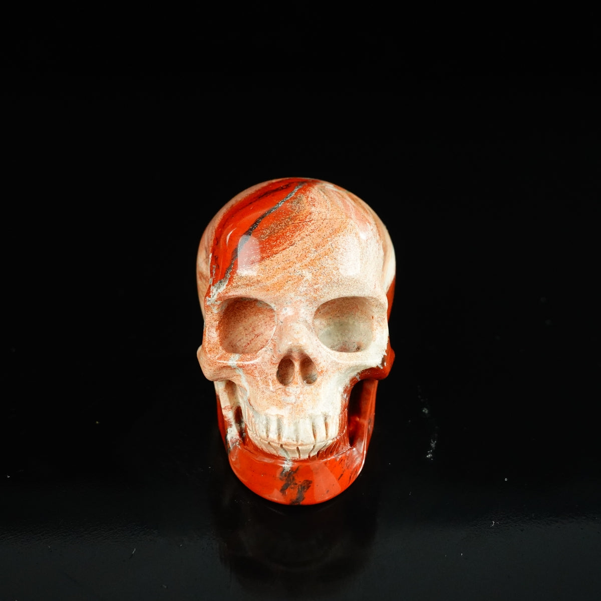 2.2" Red Jasper Crystal Skull Carving - Unique Piece #RJ09