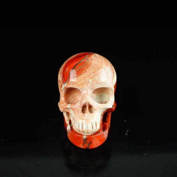2.2" Red Jasper Crystal Skull Carving - Unique Piece #RJ09