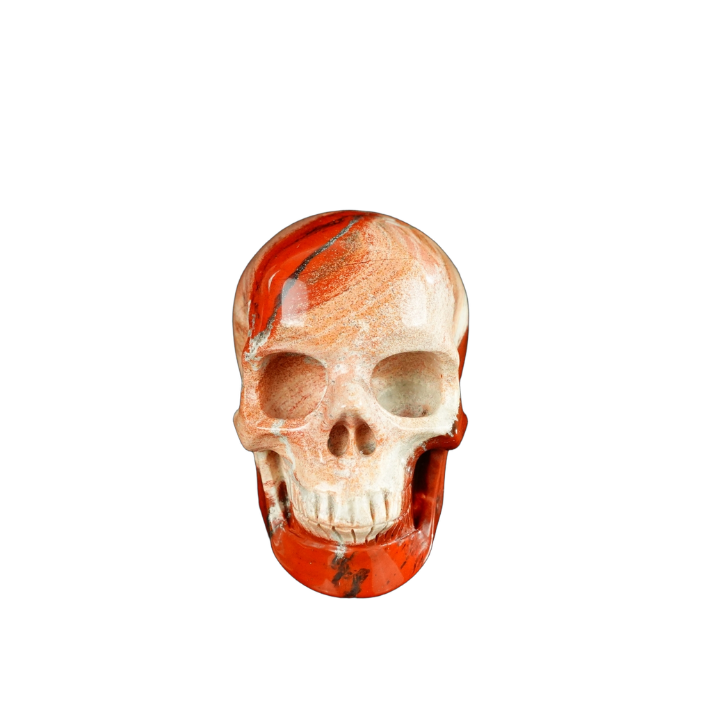 2.2" Red Jasper Crystal Skull Carving - Unique Piece #RJ09
