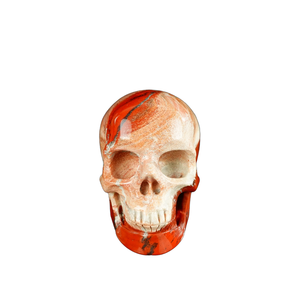 2.2" Red Jasper Crystal Skull Carving - Unique Piece #RJ09