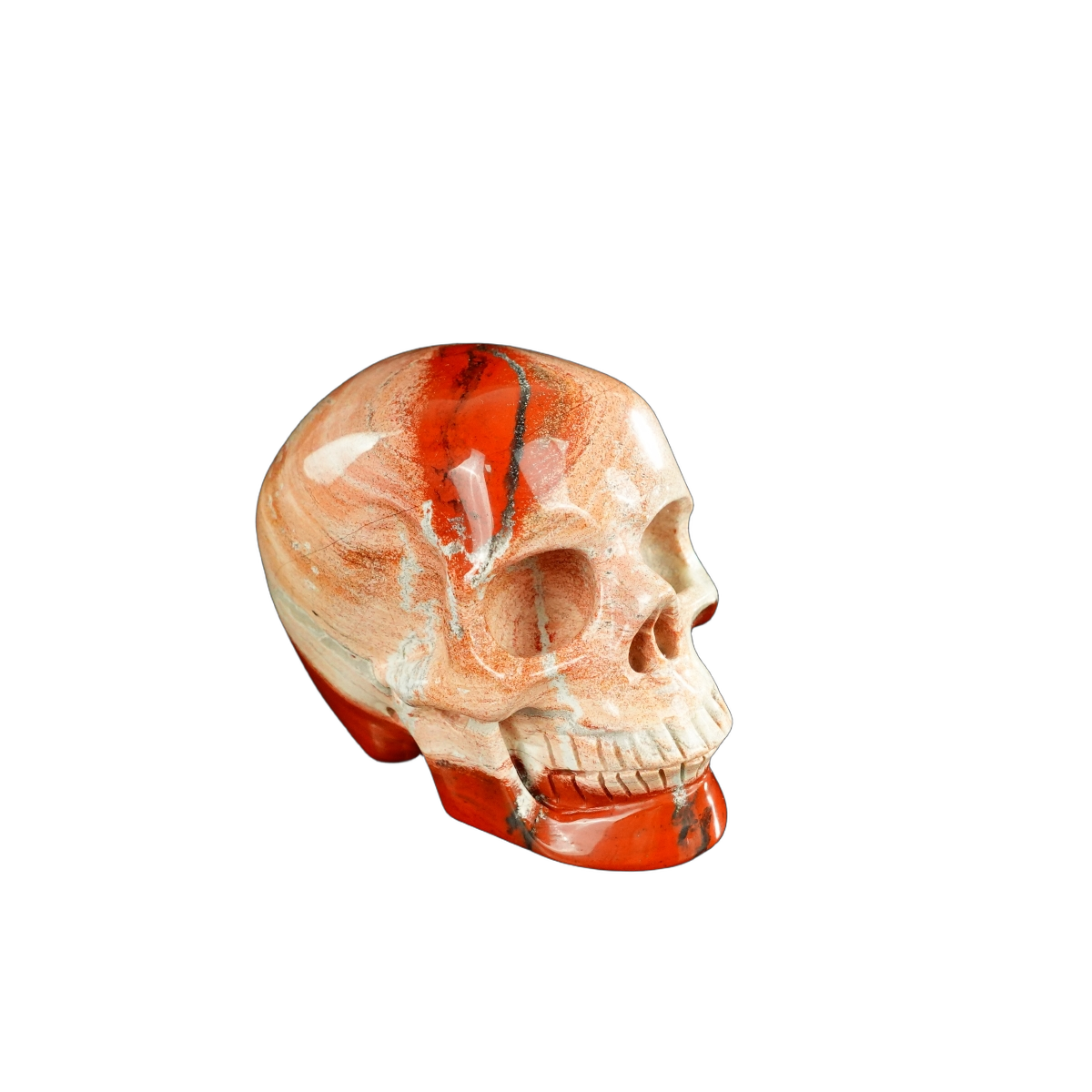 2.2" Red Jasper Crystal Skull Carving - Unique Piece #RJ09