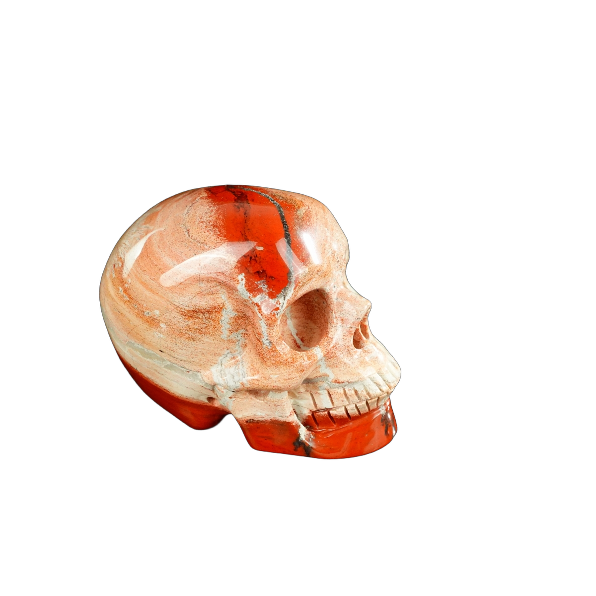 2.2" Red Jasper Crystal Skull Carving - Unique Piece #RJ09