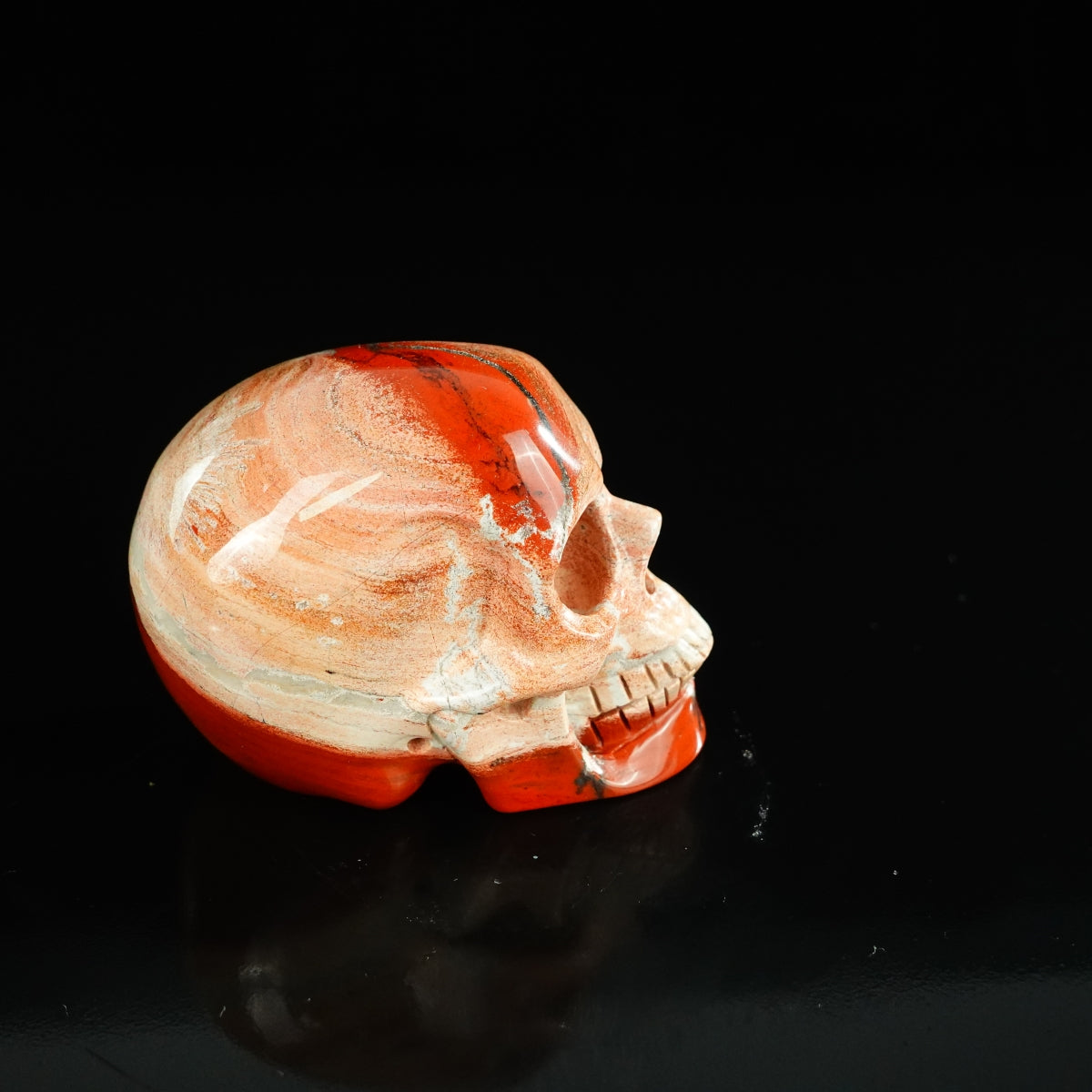 2.2" Red Jasper Crystal Skull Carving - Unique Piece #RJ09