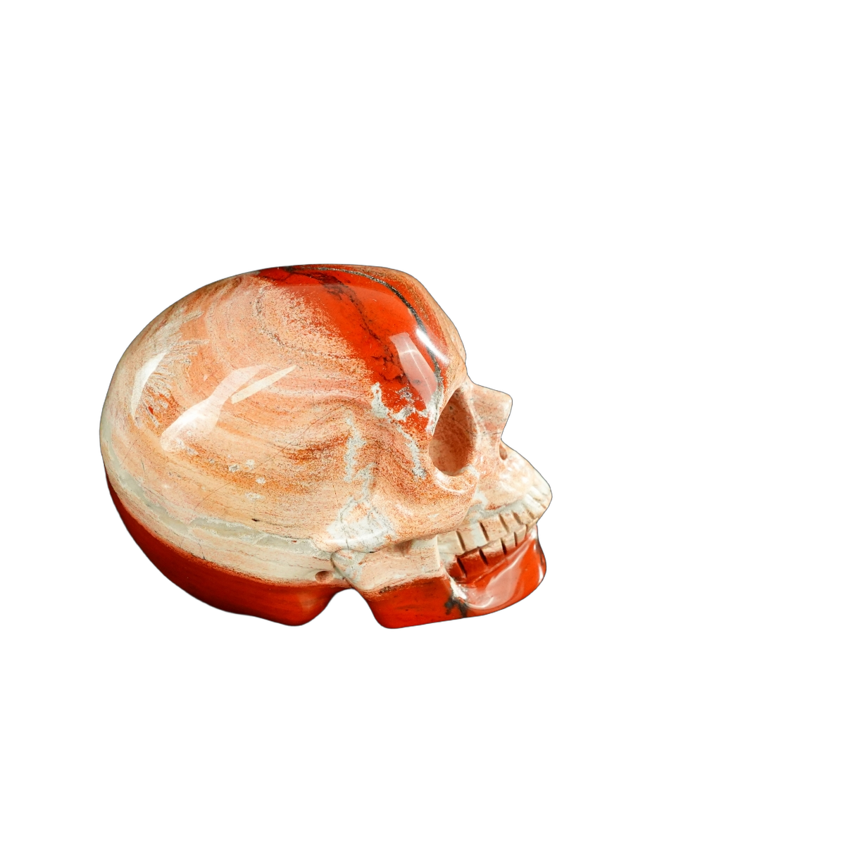 2.2" Red Jasper Crystal Skull Carving - Unique Piece #RJ09