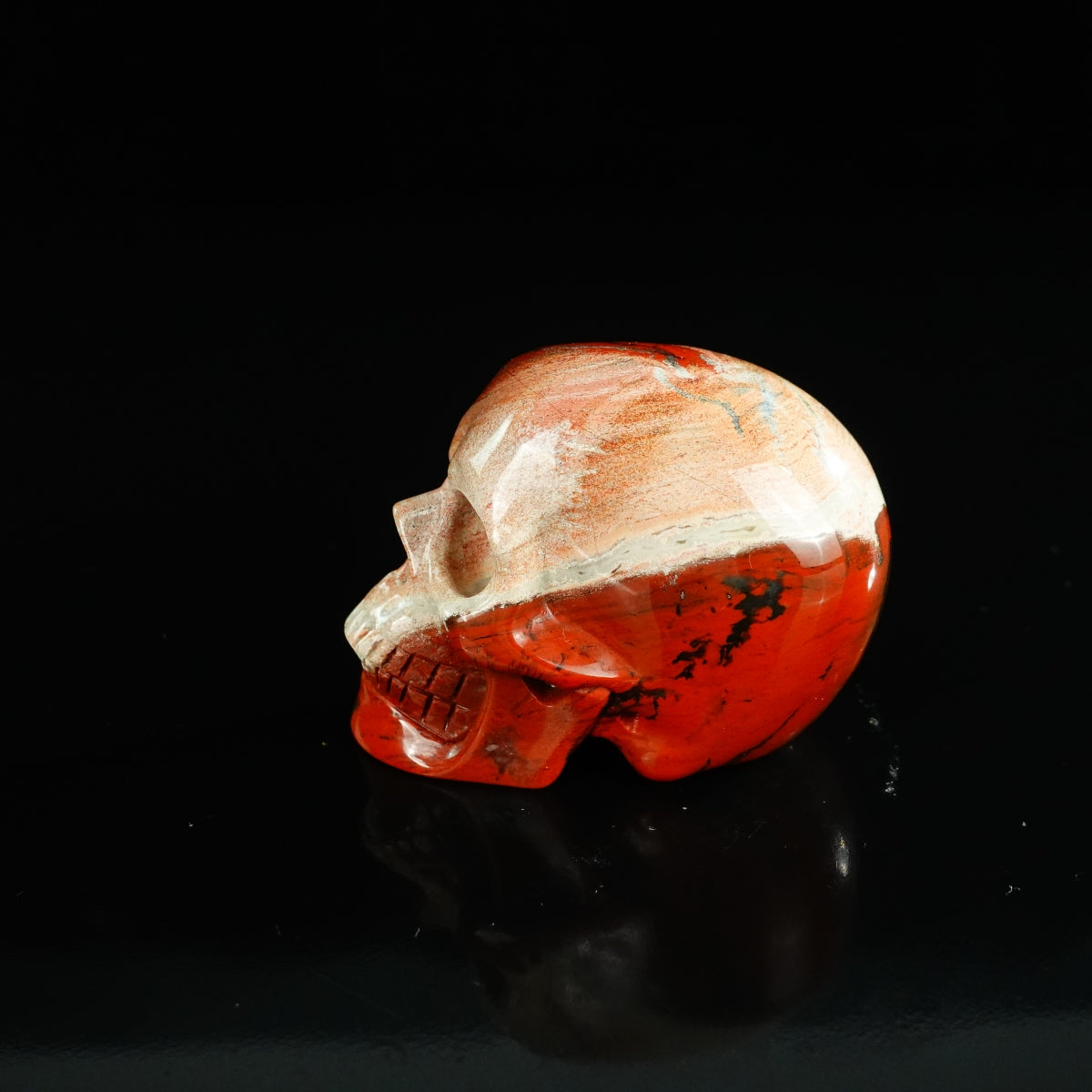 2.2" Red Jasper Crystal Skull Carving - Unique Piece #RJ09