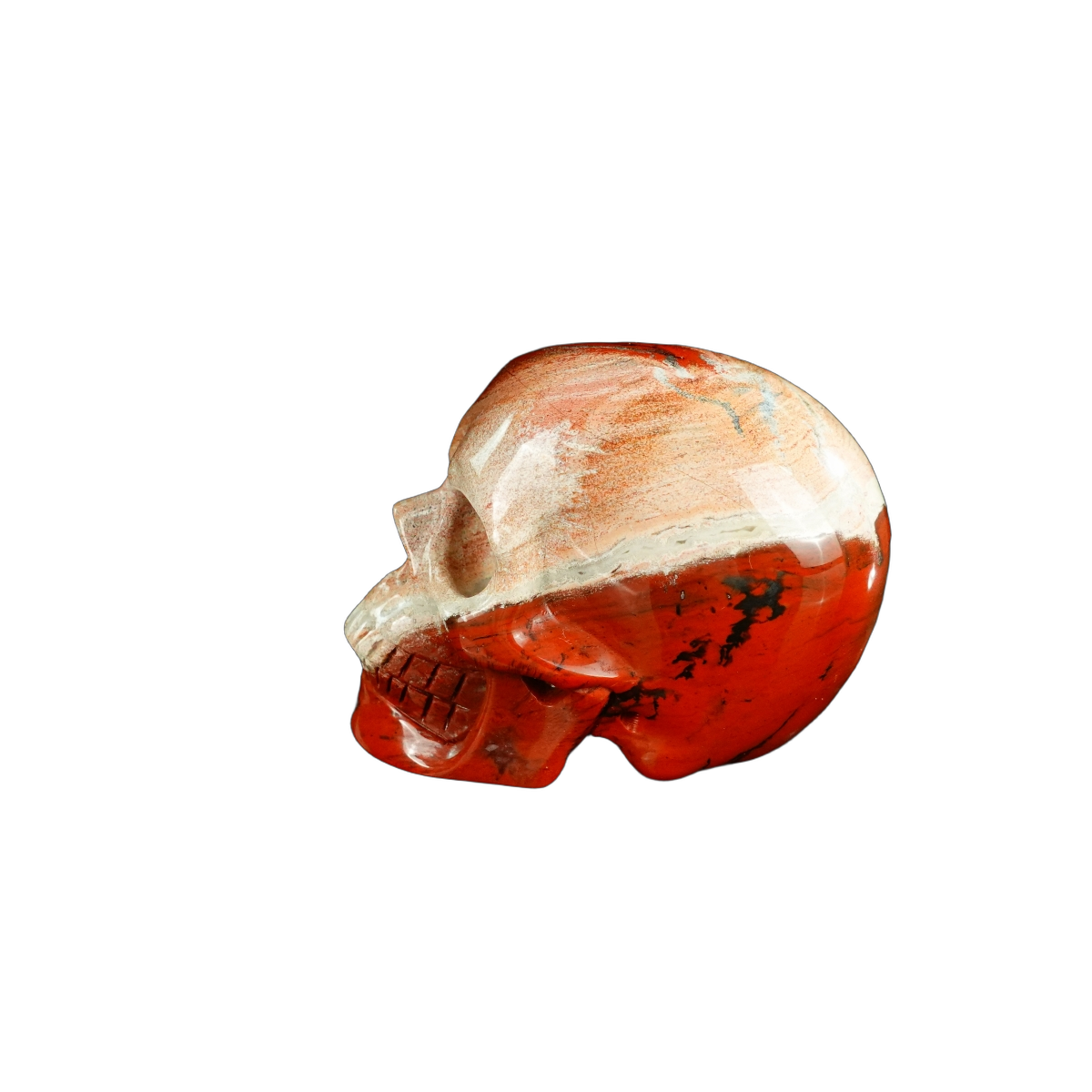 2.2" Red Jasper Crystal Skull Carving - Unique Piece #RJ09