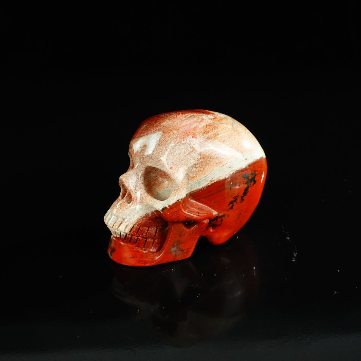 2.2" Red Jasper Crystal Skull Carving - Unique Piece #RJ09