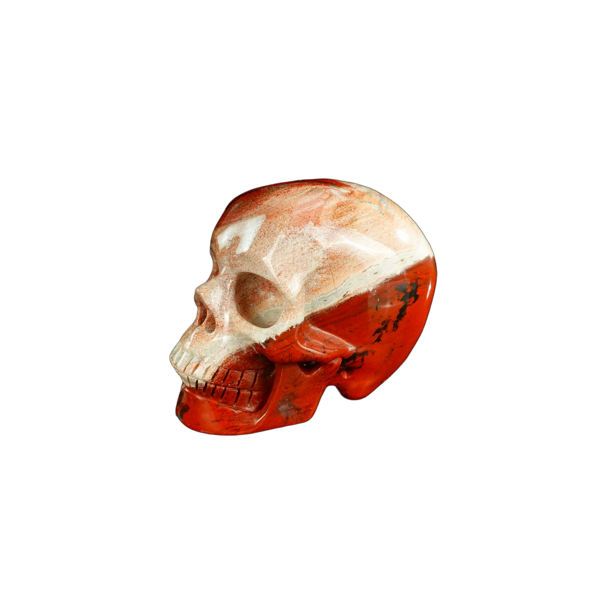 2.2" Red Jasper Crystal Skull Carving - Unique Piece #RJ09
