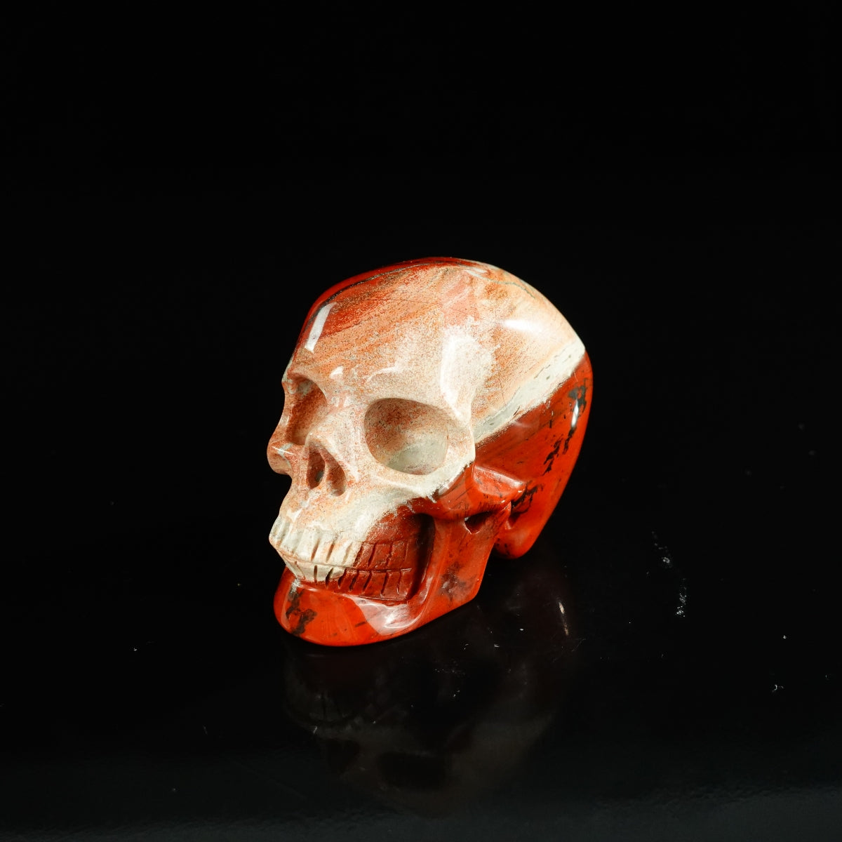 2.2" Red Jasper Crystal Skull Carving - Unique Piece #RJ09