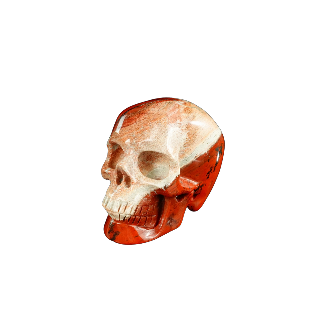 2.2" Red Jasper Crystal Skull Carving - Unique Piece #RJ09