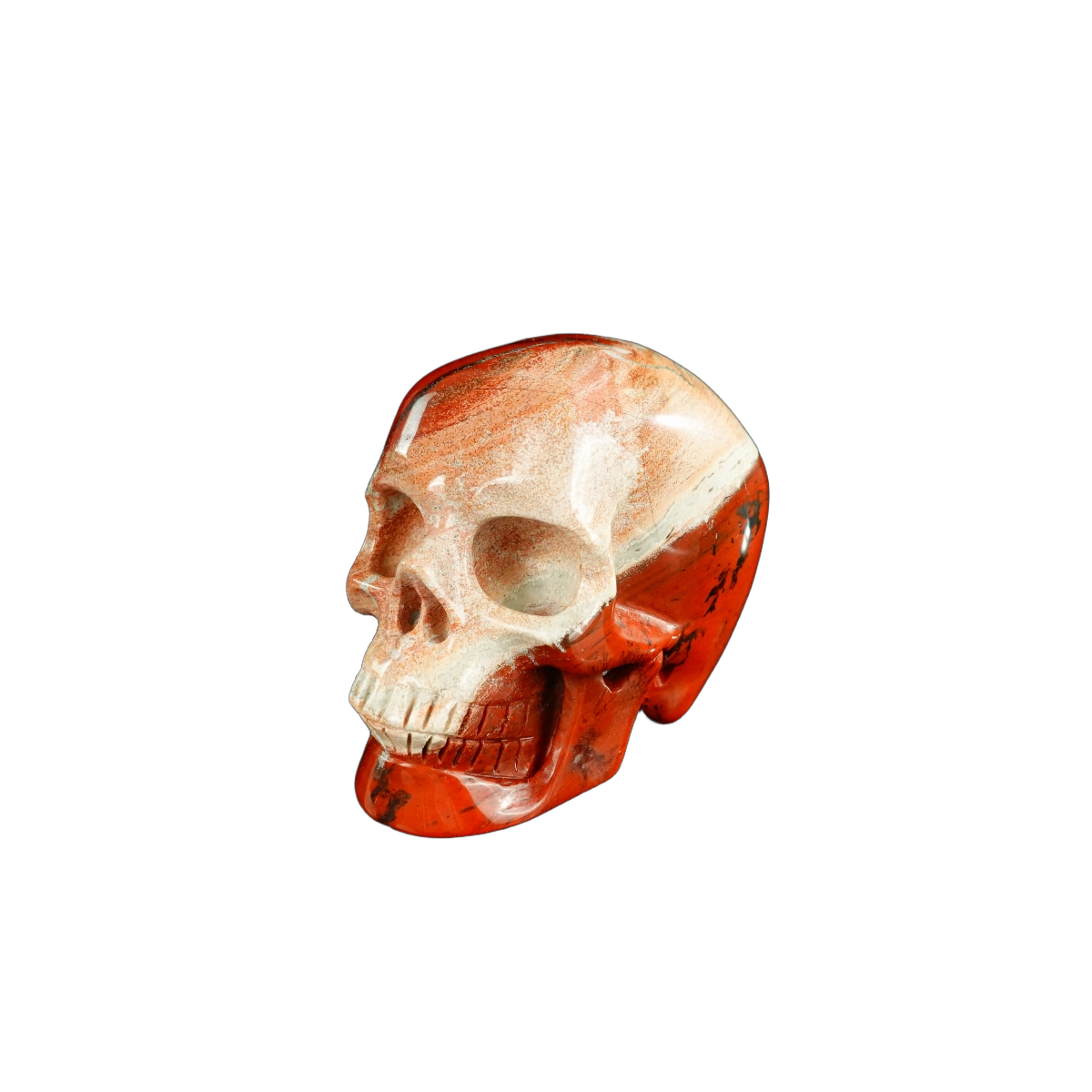 2.2" Red Jasper Crystal Skull Carving - Unique Piece #RJ09