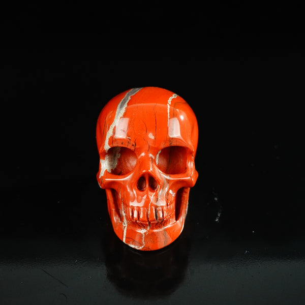 2.2" Red Jasper Crystal Skull Carving - Unique Piece #RJ10