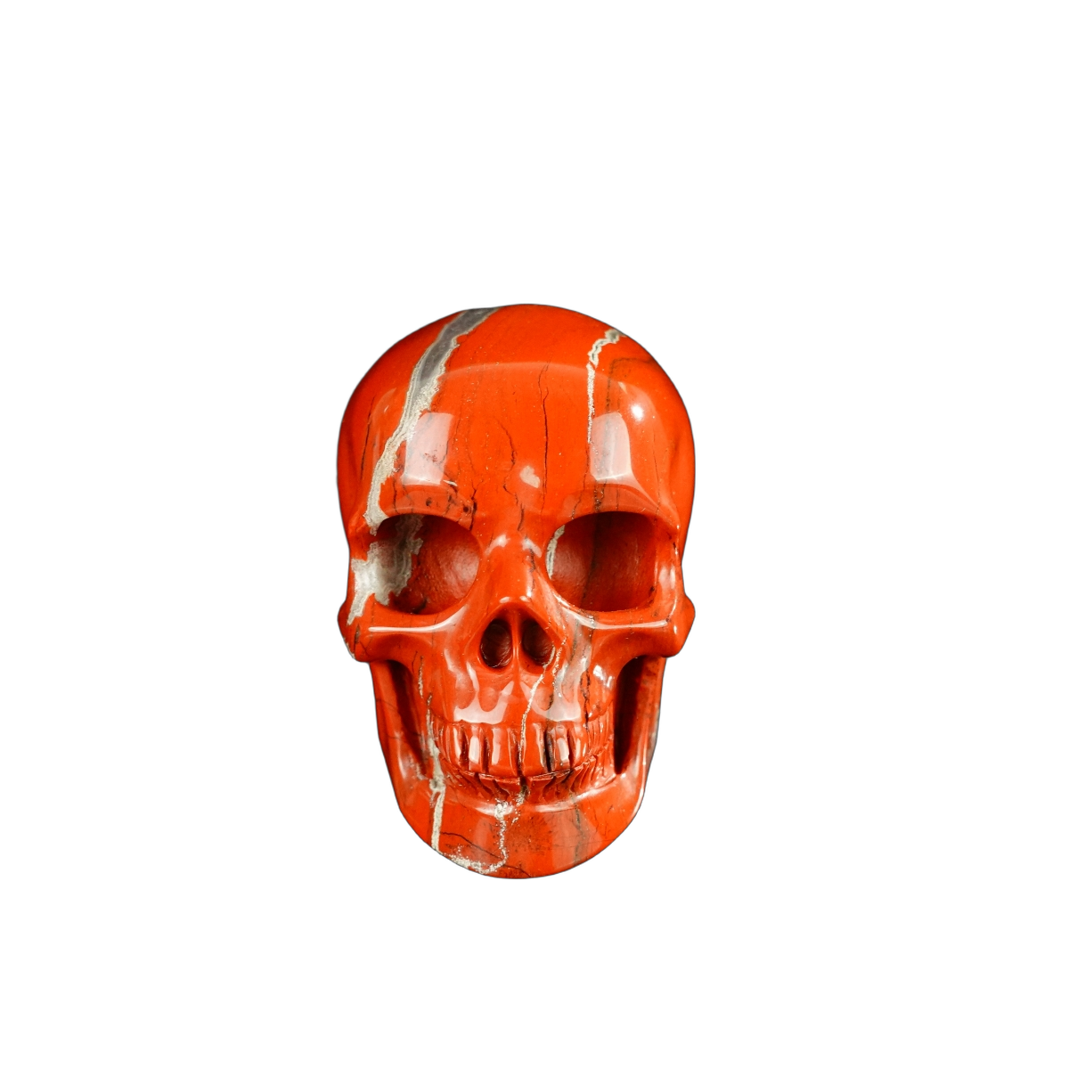 2.2" Red Jasper Crystal Skull Carving - Unique Piece #RJ10