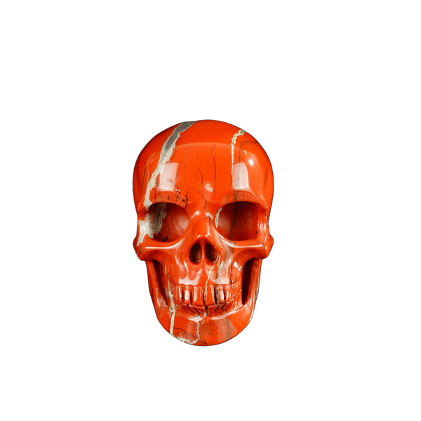 2.2" Red Jasper Crystal Skull Carving - Unique Piece #RJ10
