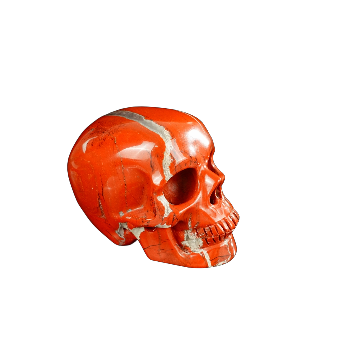 2.2" Red Jasper Crystal Skull Carving - Unique Piece #RJ10