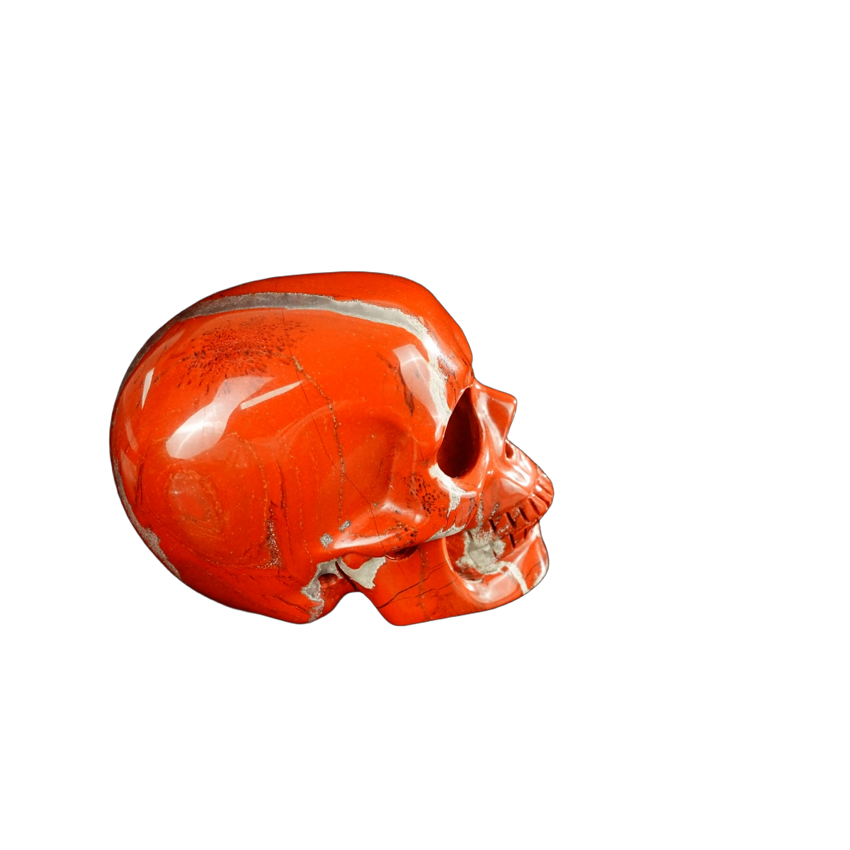 2.2" Red Jasper Crystal Skull Carving - Unique Piece #RJ10