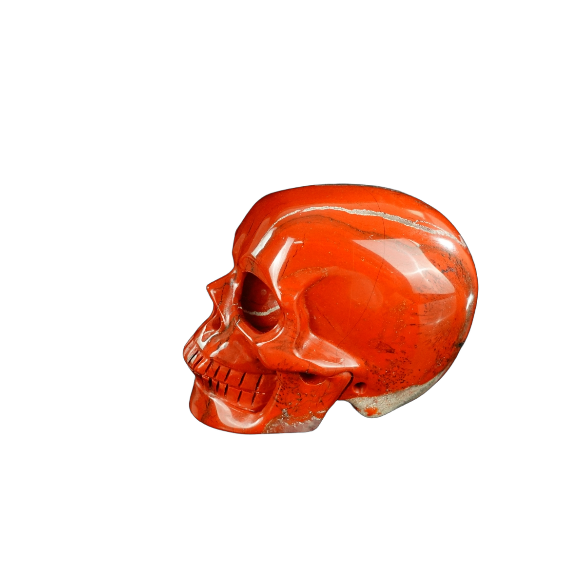 2.2" Red Jasper Crystal Skull Carving - Unique Piece #RJ10