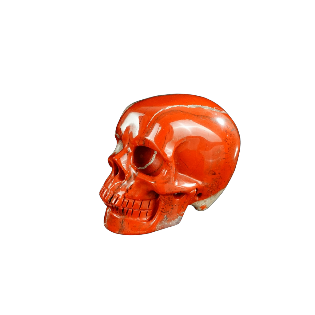 2.2" Red Jasper Crystal Skull Carving - Unique Piece #RJ10