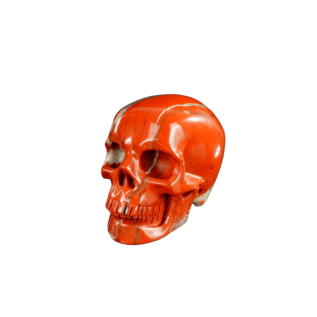 2.2" Red Jasper Crystal Skull Carving - Unique Piece #RJ10