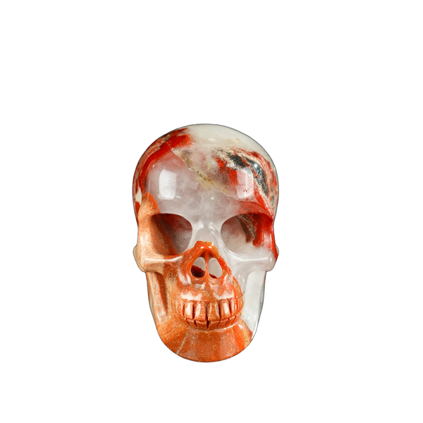 2.2" Red Jasper Crystal Skull Carving - Unique Piece #RJ11