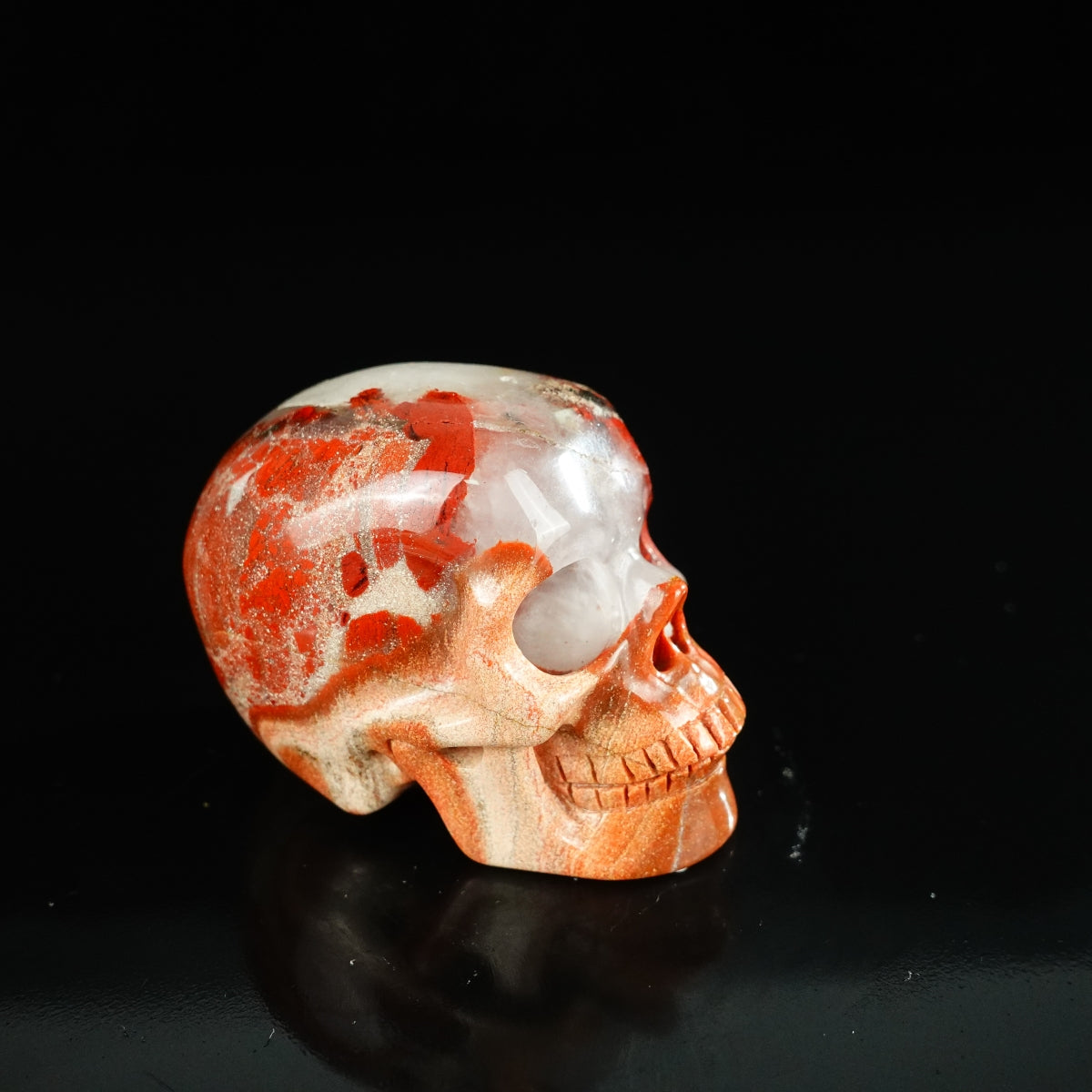 2.2" Red Jasper Crystal Skull Carving - Unique Piece #RJ11