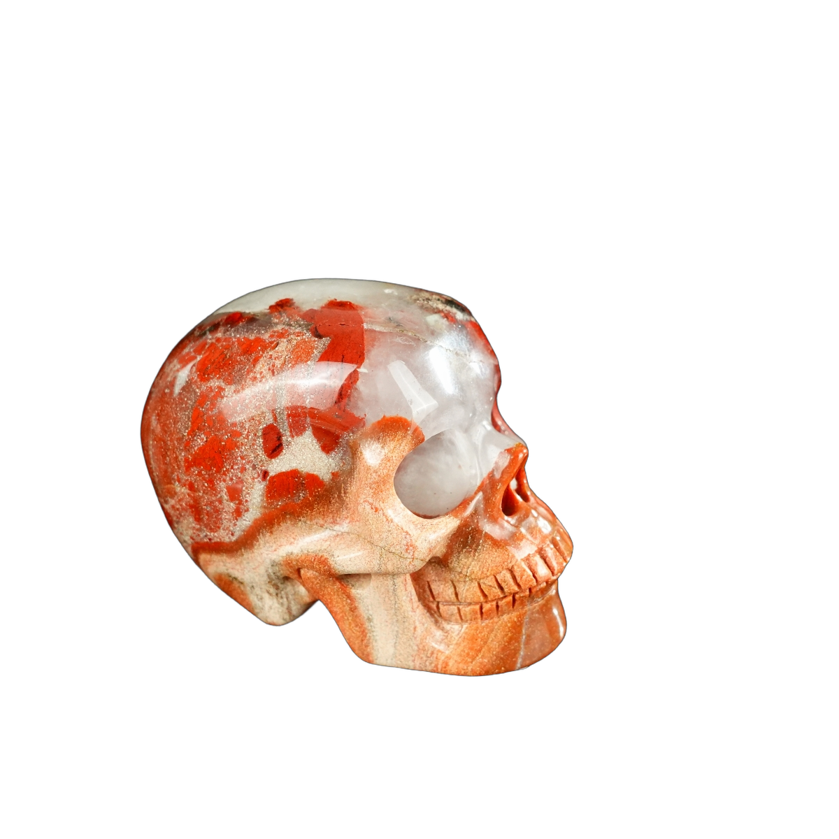 2.2" Red Jasper Crystal Skull Carving - Unique Piece #RJ11