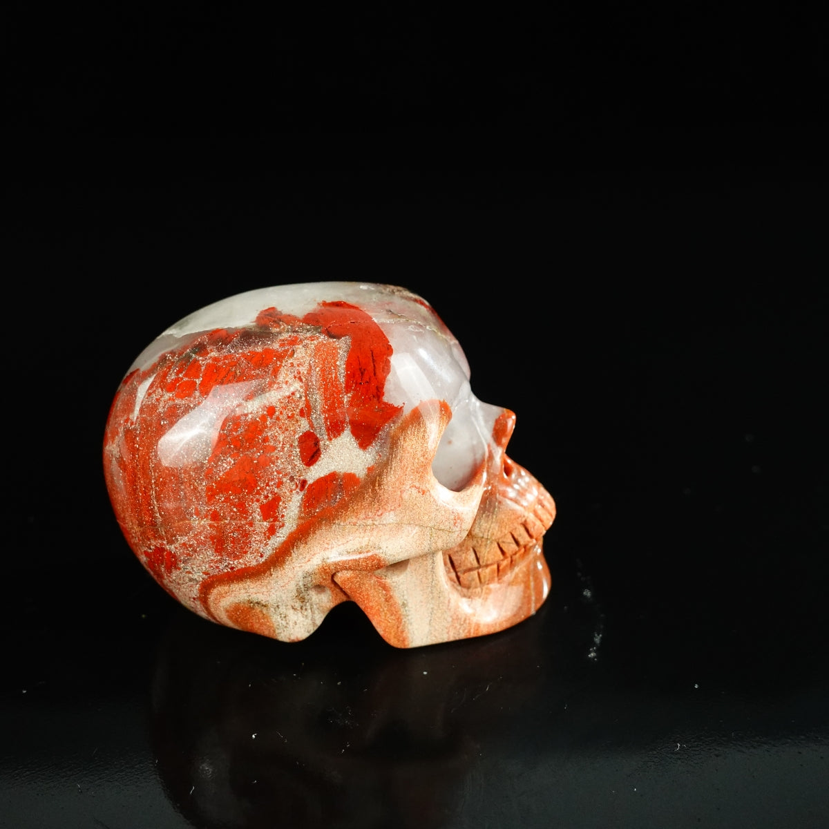 2.2" Red Jasper Crystal Skull Carving - Unique Piece #RJ11